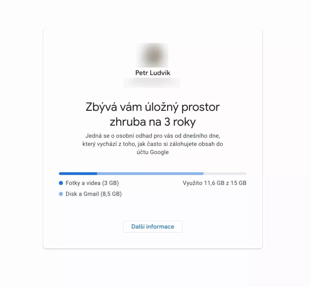 google fotky kdy dojde misto priklad