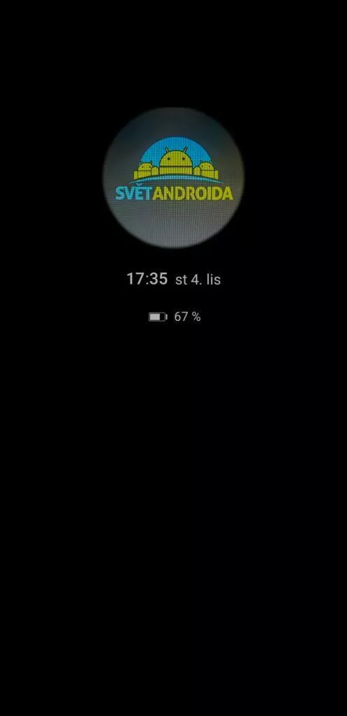 EMUI 11 Huawei Mate 40 Pro vlastní AOD náhled