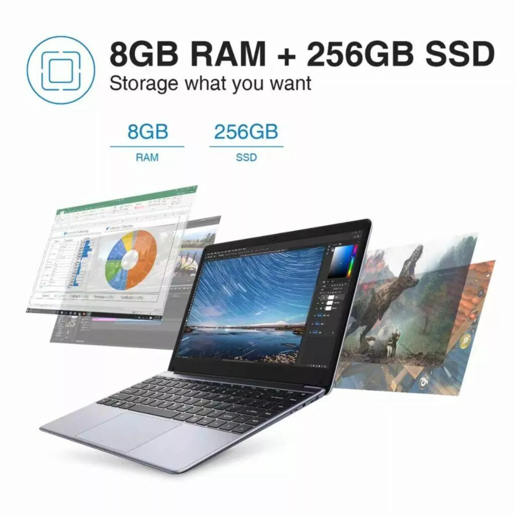 slevy zboží 11.11 2020 Notebook CHUWI HeroBook Pro paměti