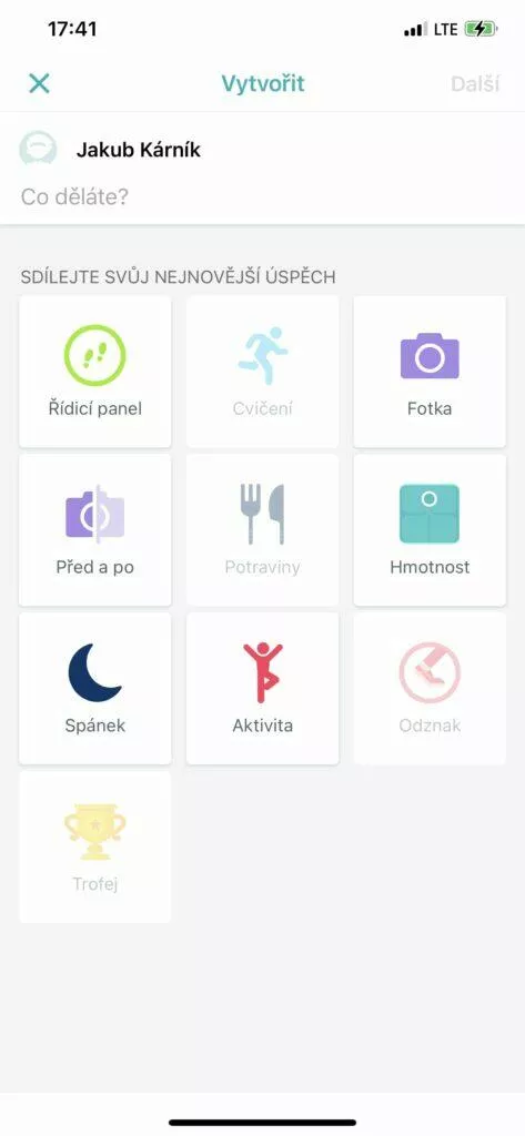 příspěvek fitbit