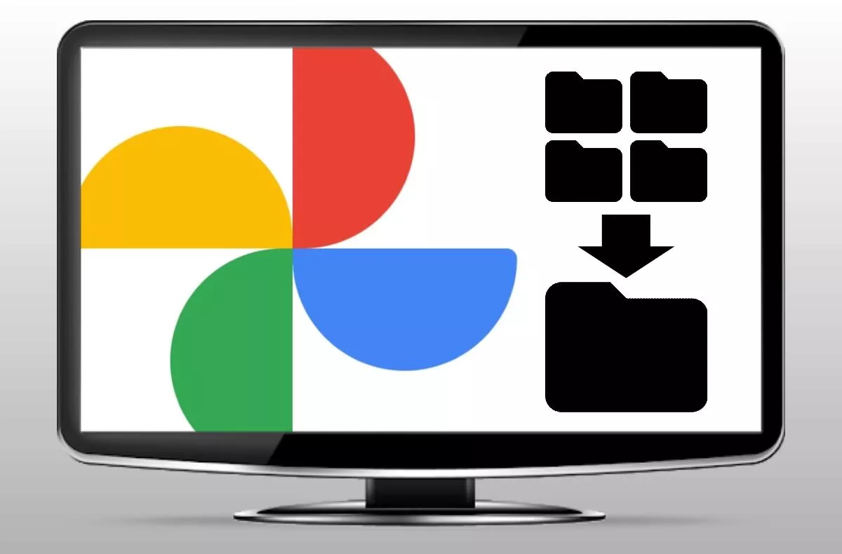 google fotky stažené složky