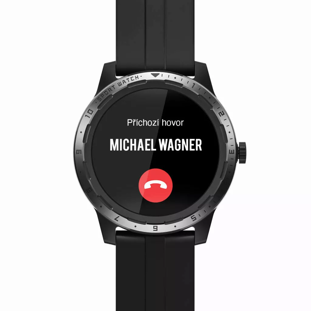 Niceboy X-fit Coach GPS displej hovor