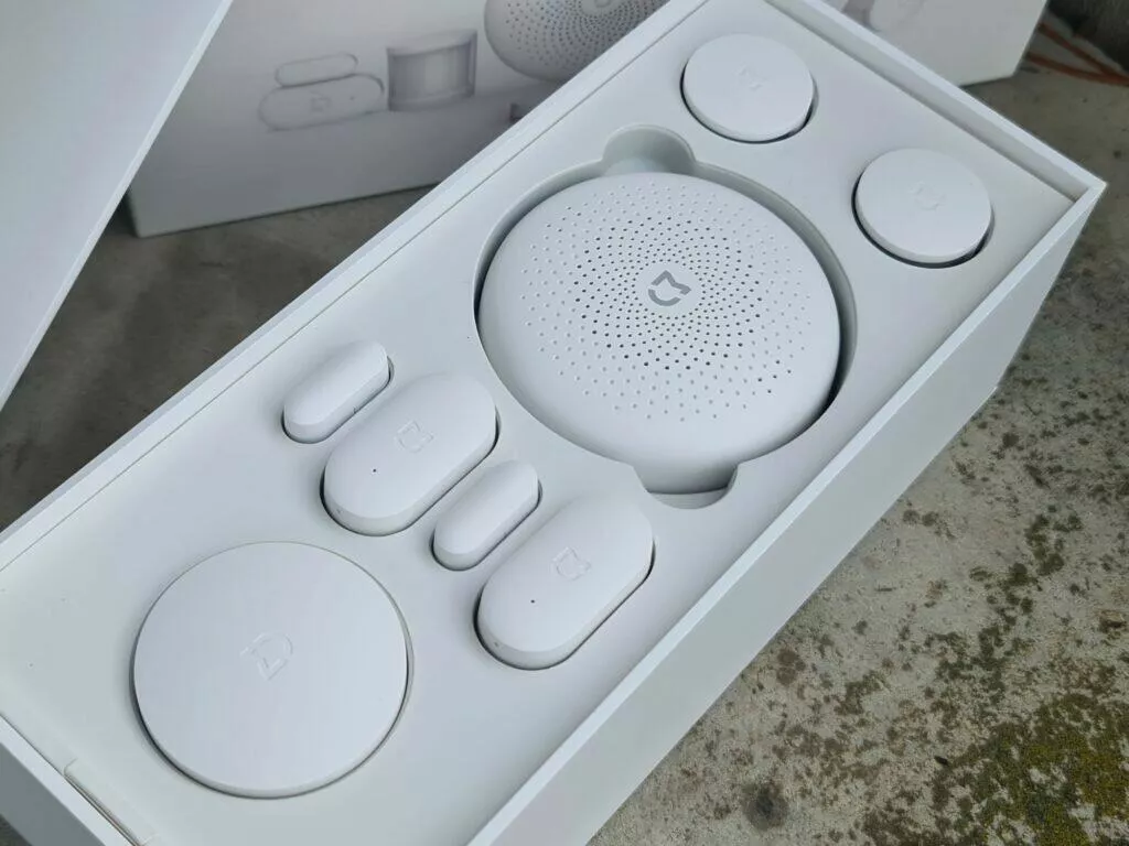 Xiaomi Mijia Mi Smart Sensor Set balení obsah detail