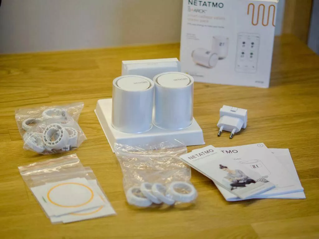 obsah balení netatmo