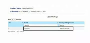OnePlus Watch certifikovány