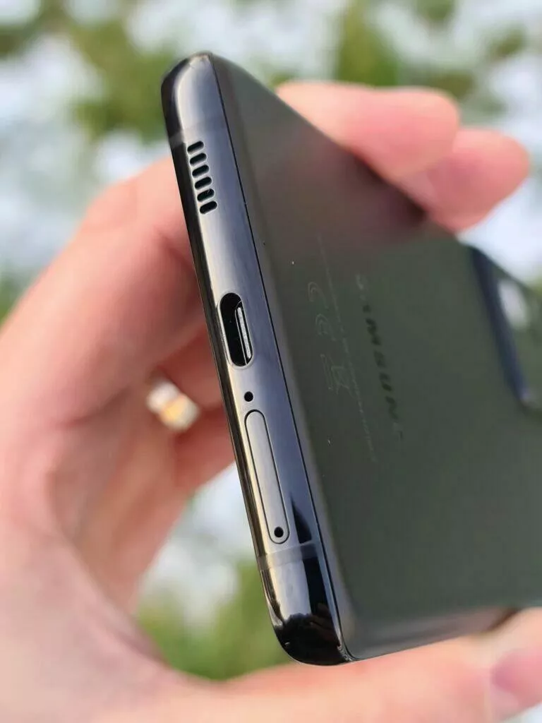 Samsung Galaxy S21 Ultra výška spodní hrana