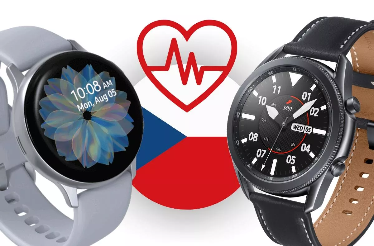 Samsung Galaxy Watch3 Active2 EKG tlakoměr ČR