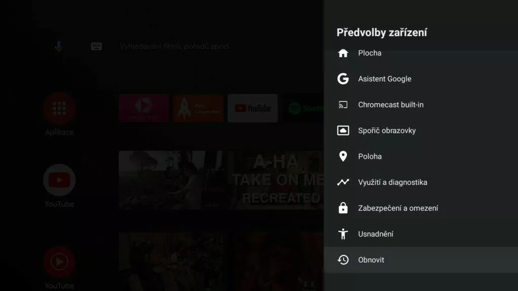 XIaomi Mi TV Stick Android TV 9 předvolby zařízení 2