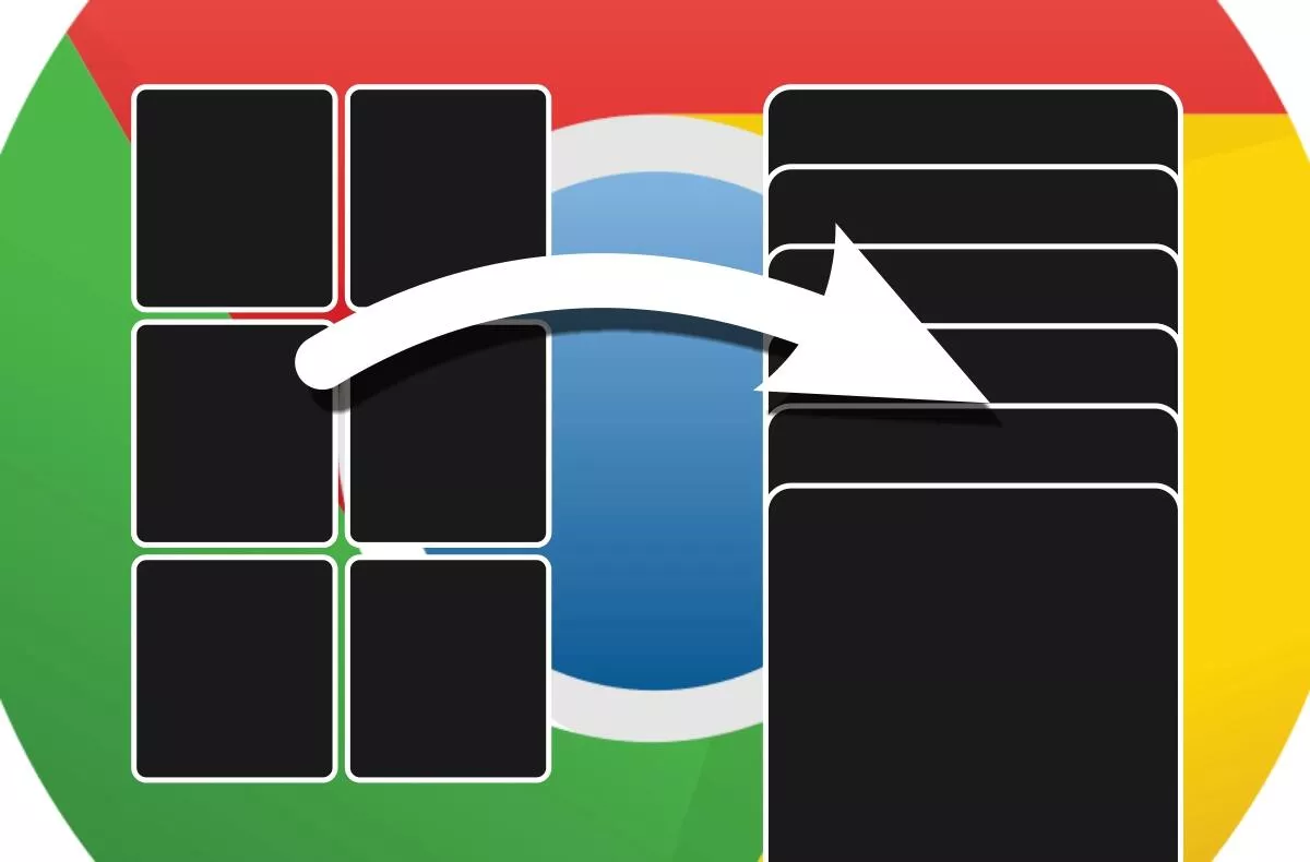 aplikace google chrome zobrazeni karet