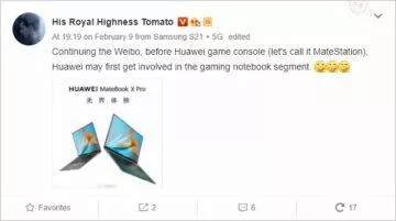 Weibo leak herni konzole