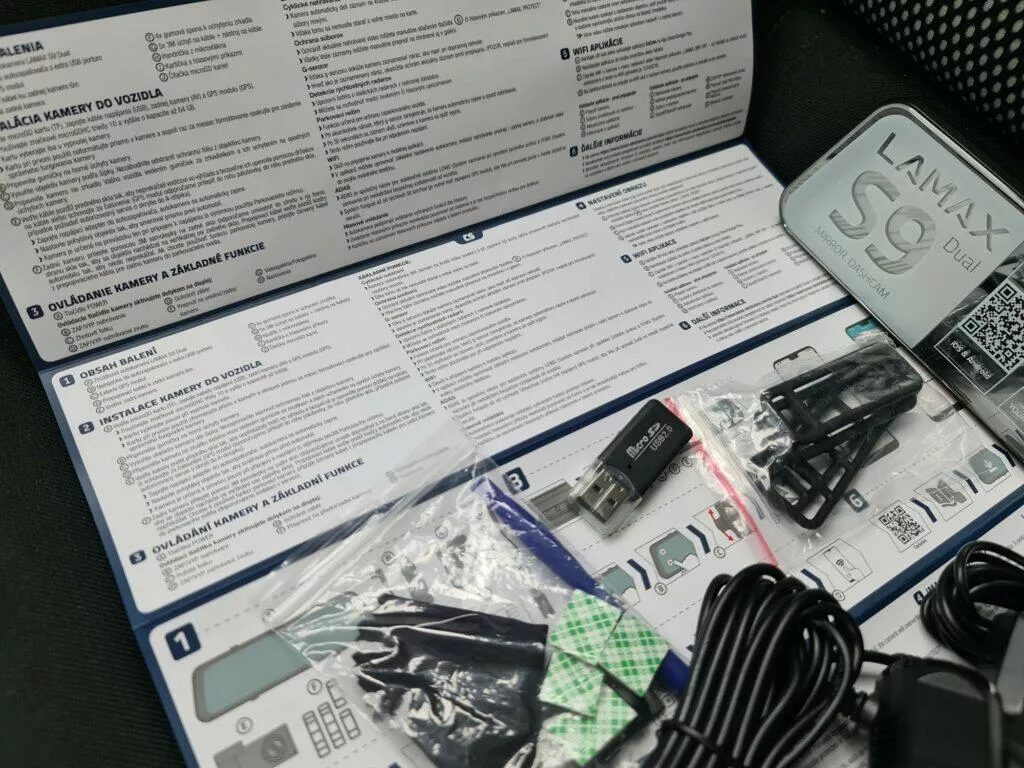 LAMAX S9 Dual balení manuál