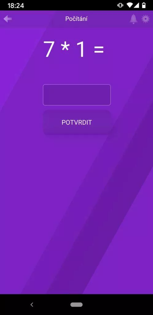 aplikace Nepanikař - pocitani prikladu