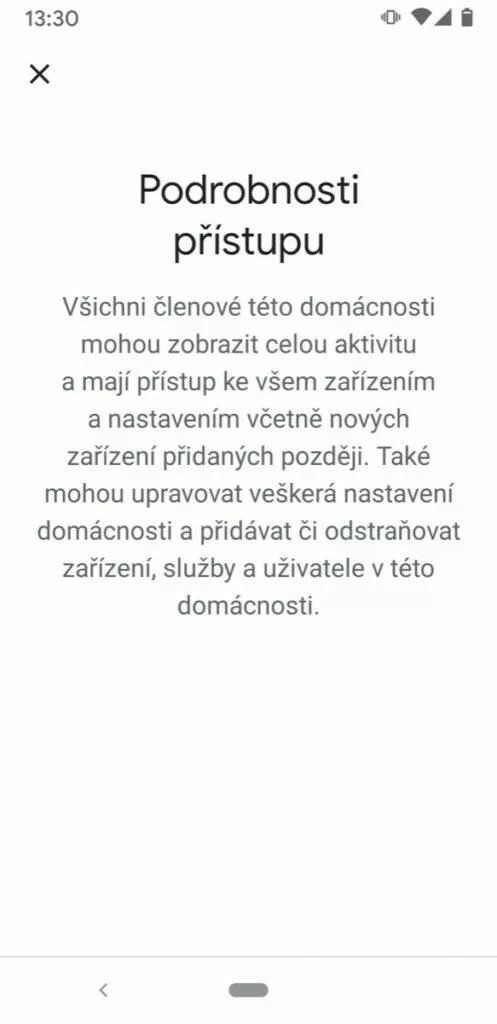 podrobnosti pristupu uzivatelu