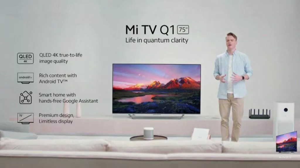 Xiaomi Mi TV Q1 75 ukázka