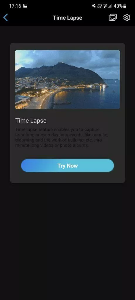 aplikace timelapse