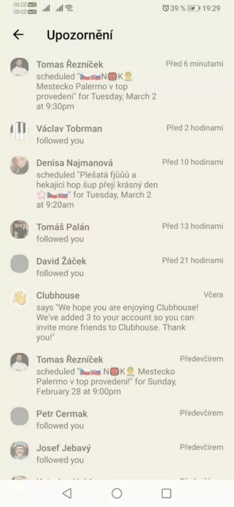 upozornění