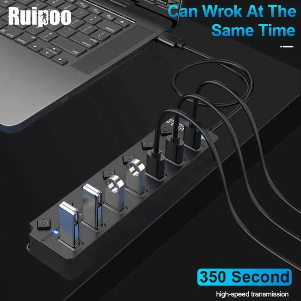 USB HUB splitter Ruipoo 7