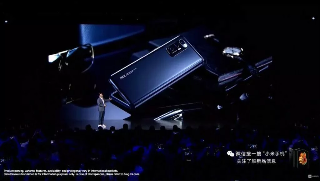 Xiaomi Mi MIX Fold ceny parametry design