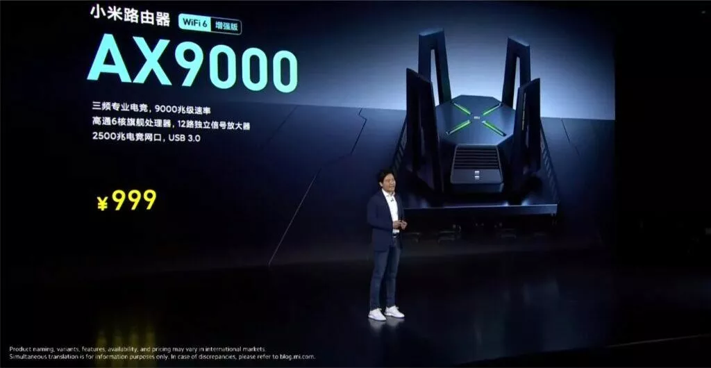 xiaomi mi router ax9000 cena