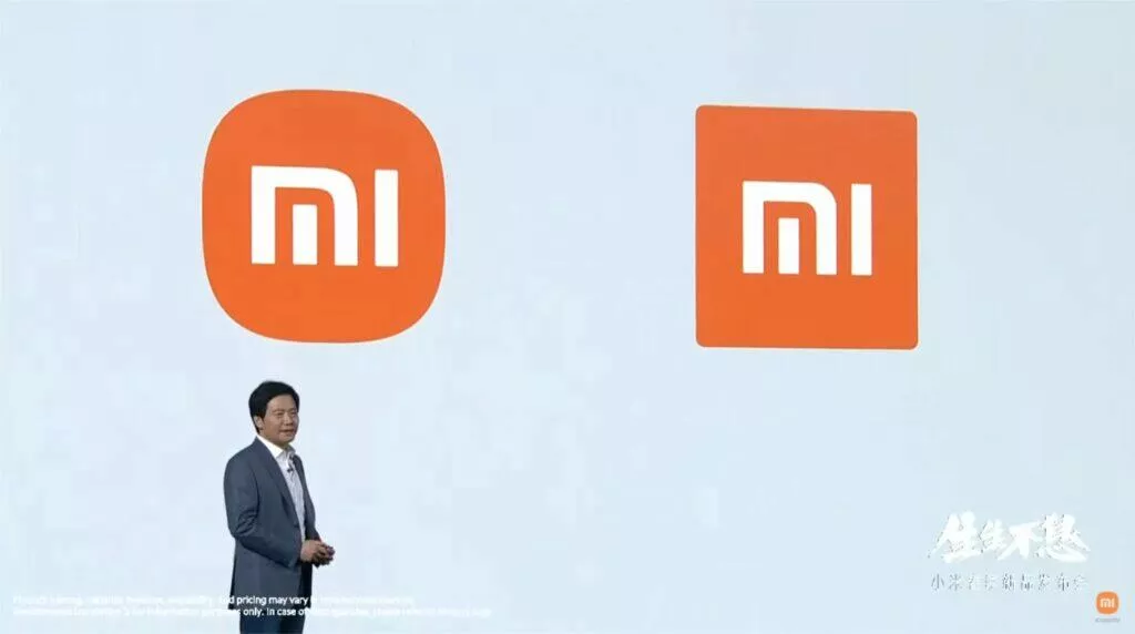 Xiaomi nové logo porovnání