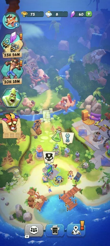 Crash Bandicoot On the Run Android základna