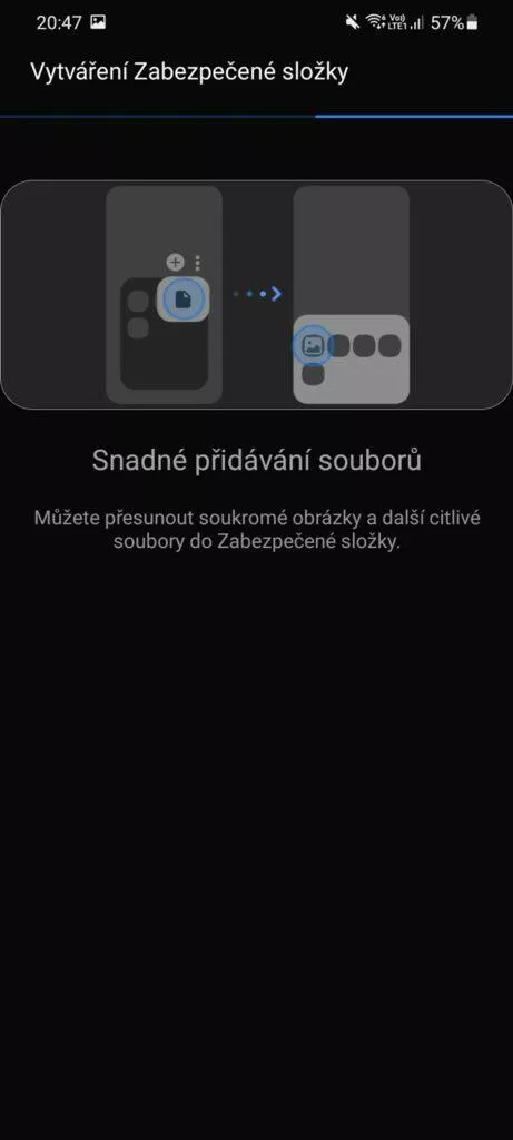 Jak v Samsung mobilu skrýt soubory Zabezpečená složka soubory