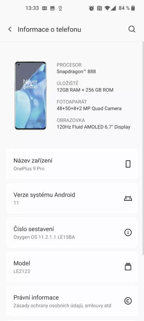 oneplus 9 pro info