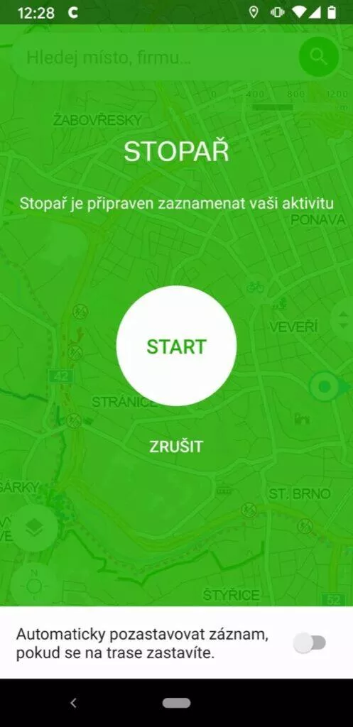 stopar spusteni