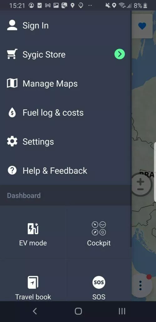 menu staré