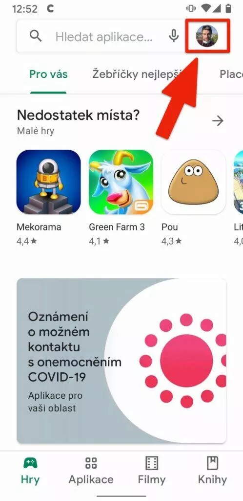 Triky v Google Play - avatar