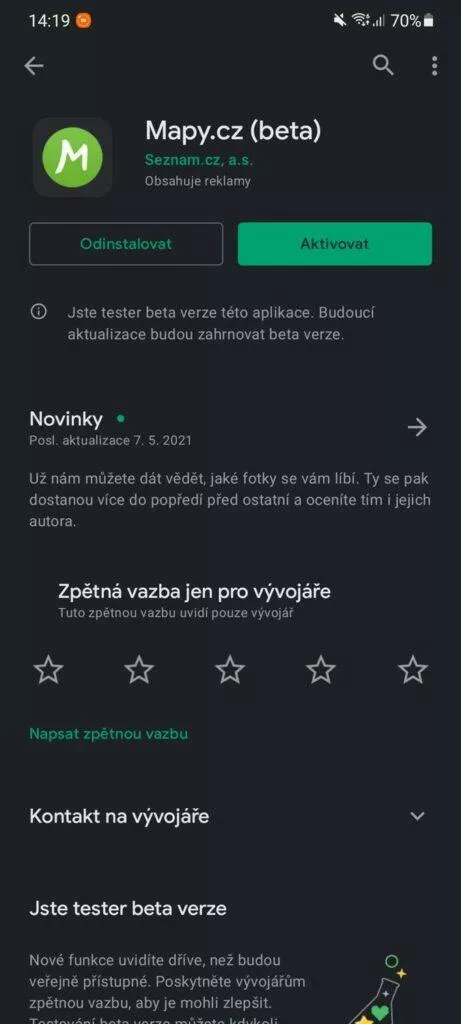 beta seznam Mapy