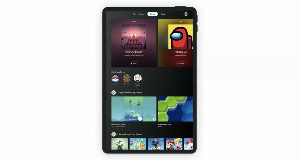 Google představil prostředí pro tablety