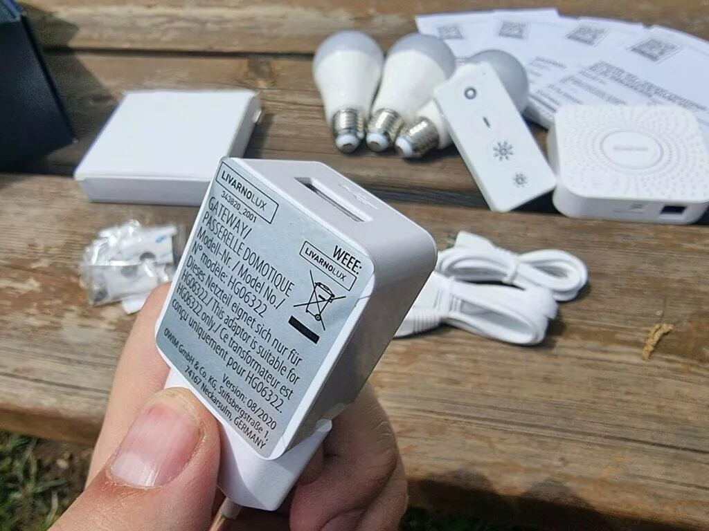 lidl smart home brana zarovky ovladac brana adapter