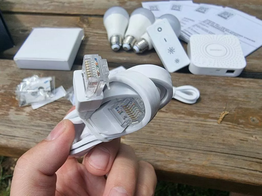 LIDL Smart Home brána žárovky ovladač brána kabel