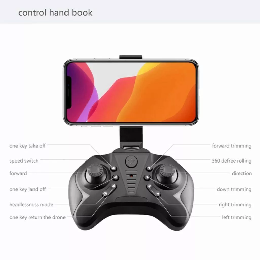Mini dron XKJ 2021 ovladač