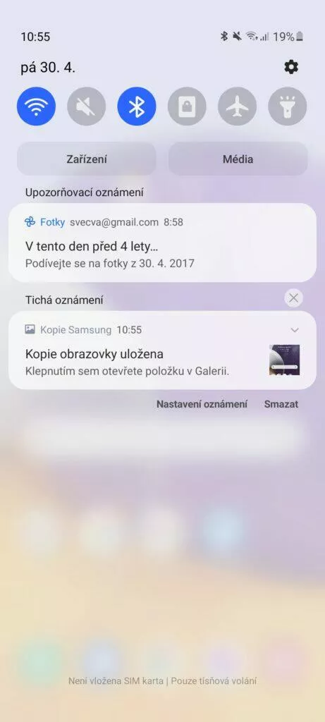 notifikace
