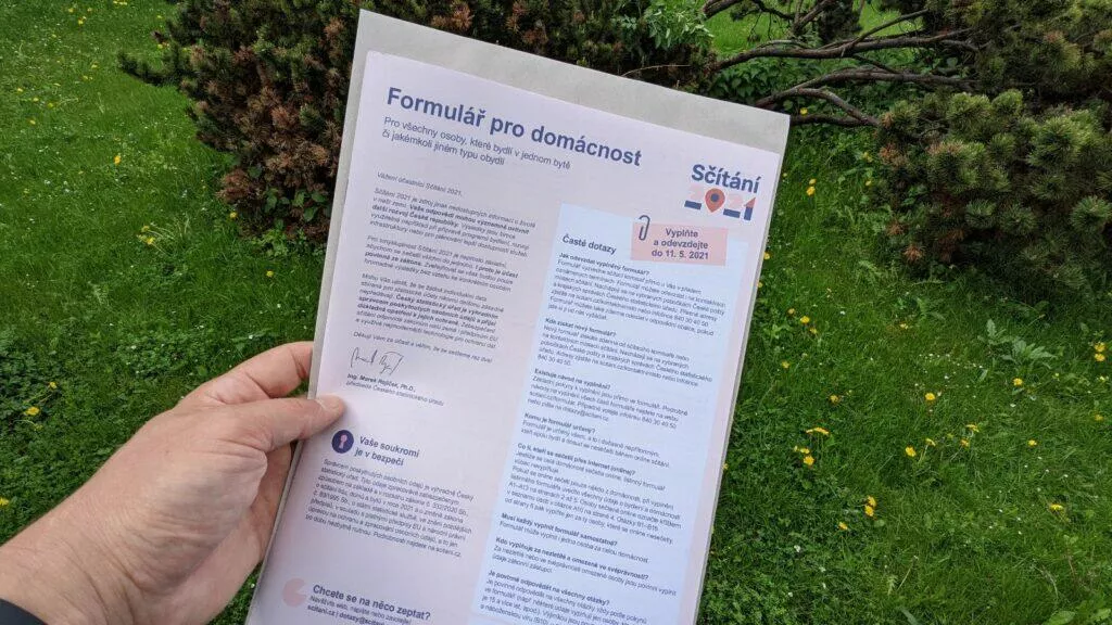 sčítání 2021 formulář pokuta prodloužení