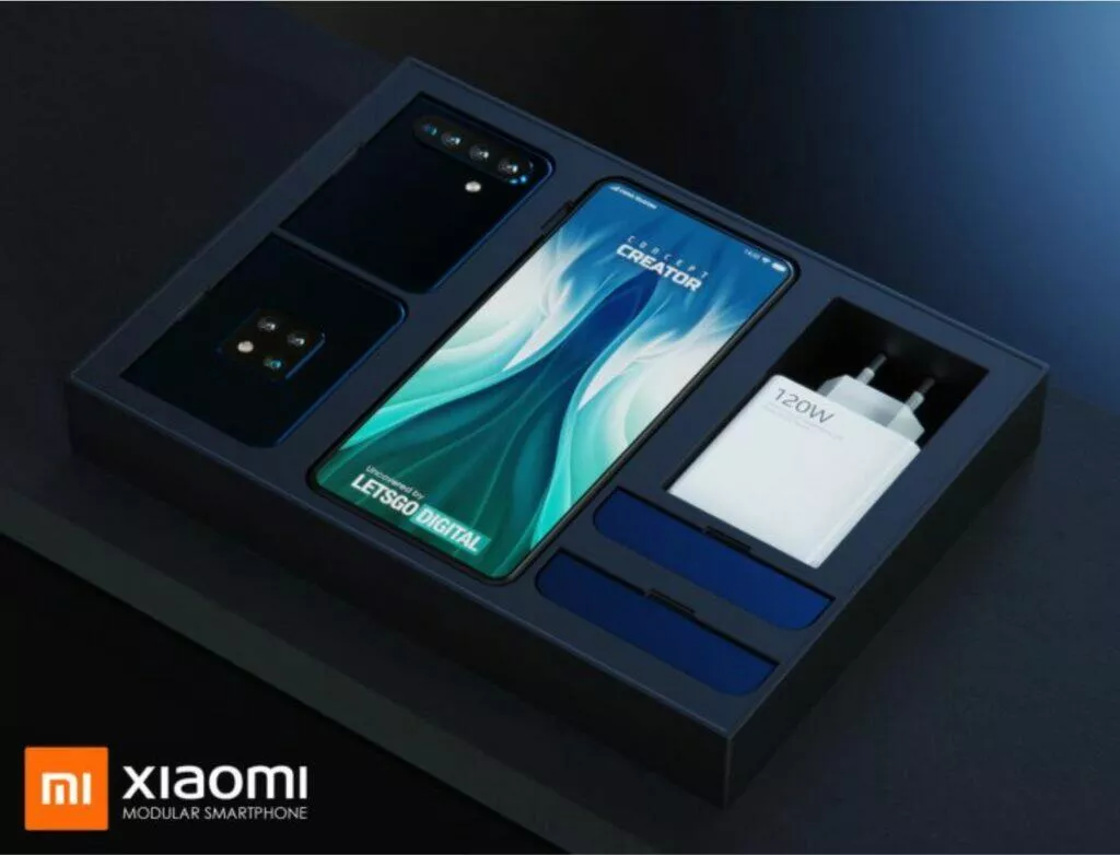 Xiaomi modulární telefon patent balení