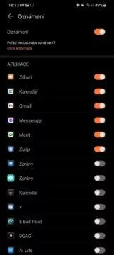 aplikace Huawei Zdraví 10 notifikace upozornění