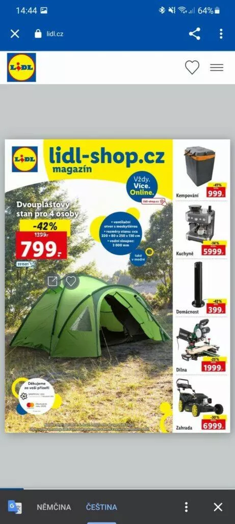 aplikace Lidl Plus Letáky náhled 1