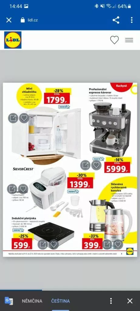 aplikace Lidl Plus Letáky náhled 3
