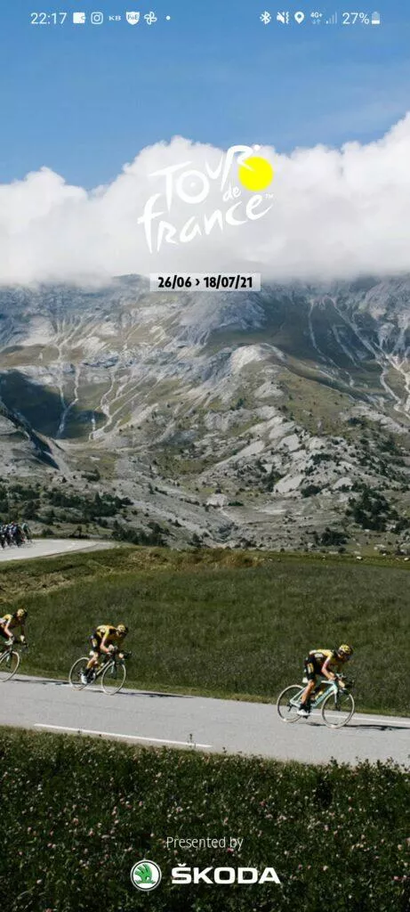 aplikace tour de france 2021 by skoda cyklistika uvod