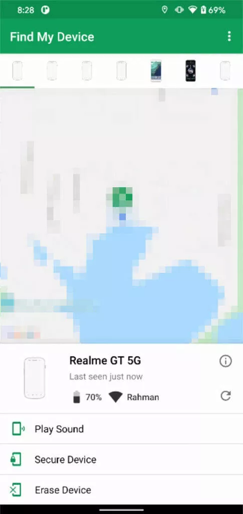 Google Najdi moje zařízení