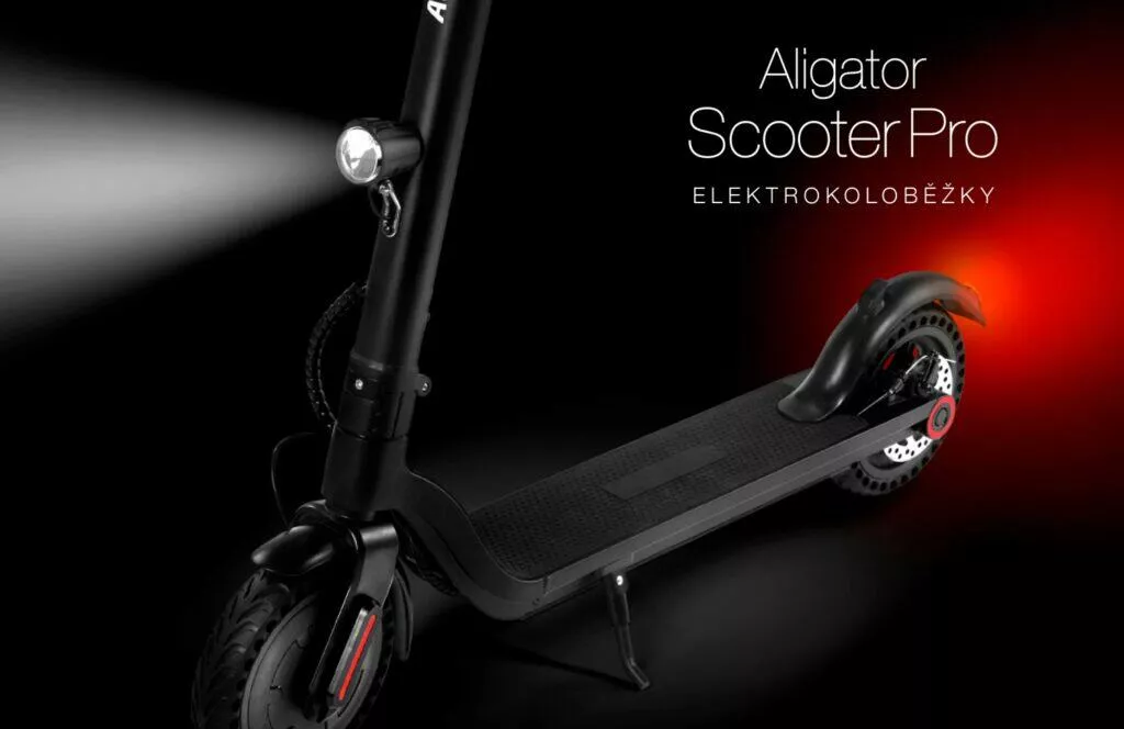 koloběžka Aligator Scooter Pro LED