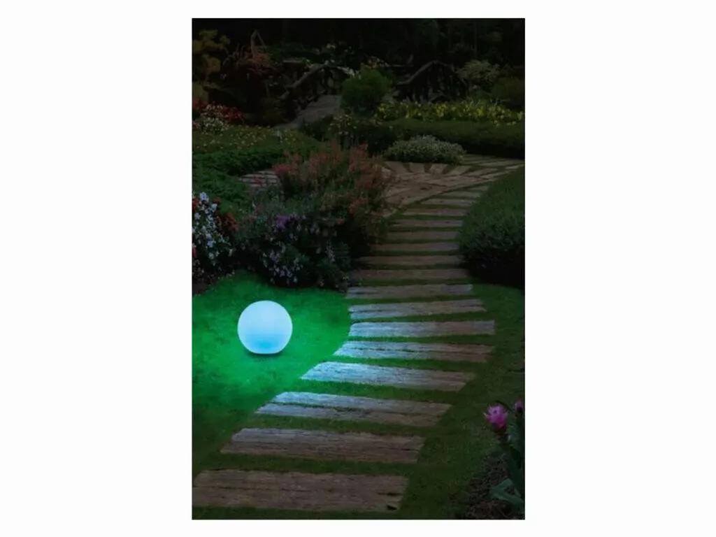 livarnolux led zigbee venkovni osvetleni lidl smart home chytra domacnost svetelna koule modra