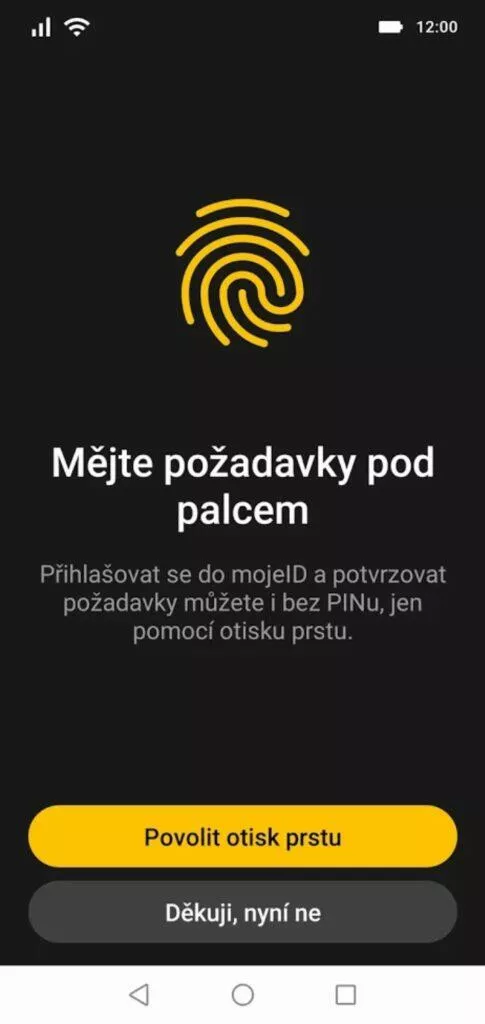 MojeID aplikace Klíč úvod