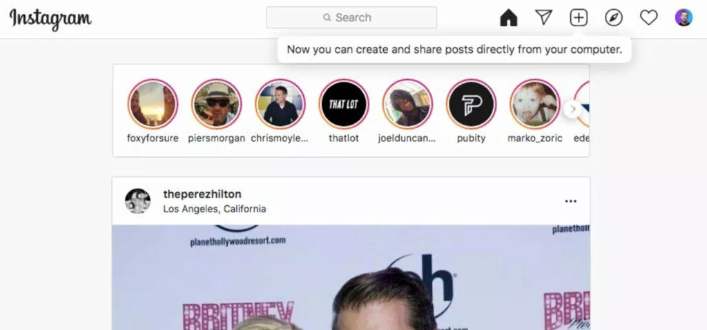 přidávání příspěvků z webu upozornění