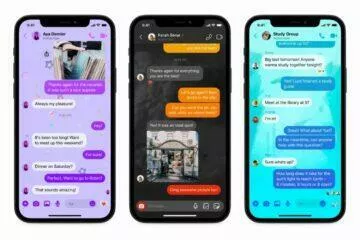 Tři nová témata Messenger