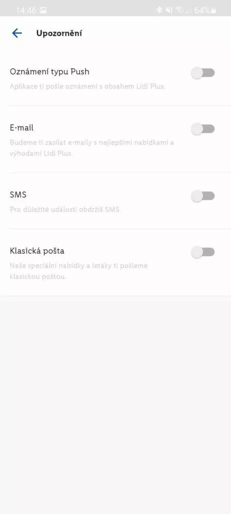 upozornění