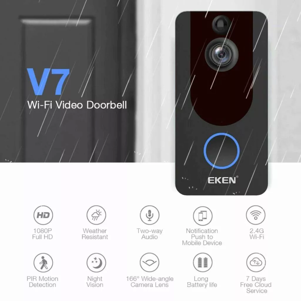 Videozvonek EKEN V7 parametry